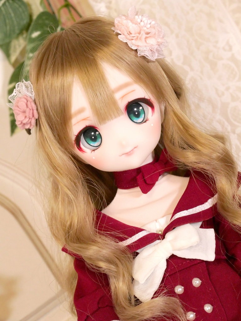 DDH-22 セミホワイト肌 カスタムヘッド+追視レジンアイ1種
