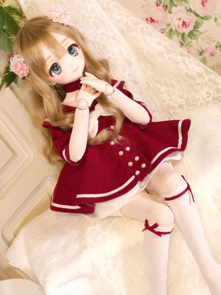 DDH-22 セミホワイト肌 カスタムヘッド+追視レジンアイ1種