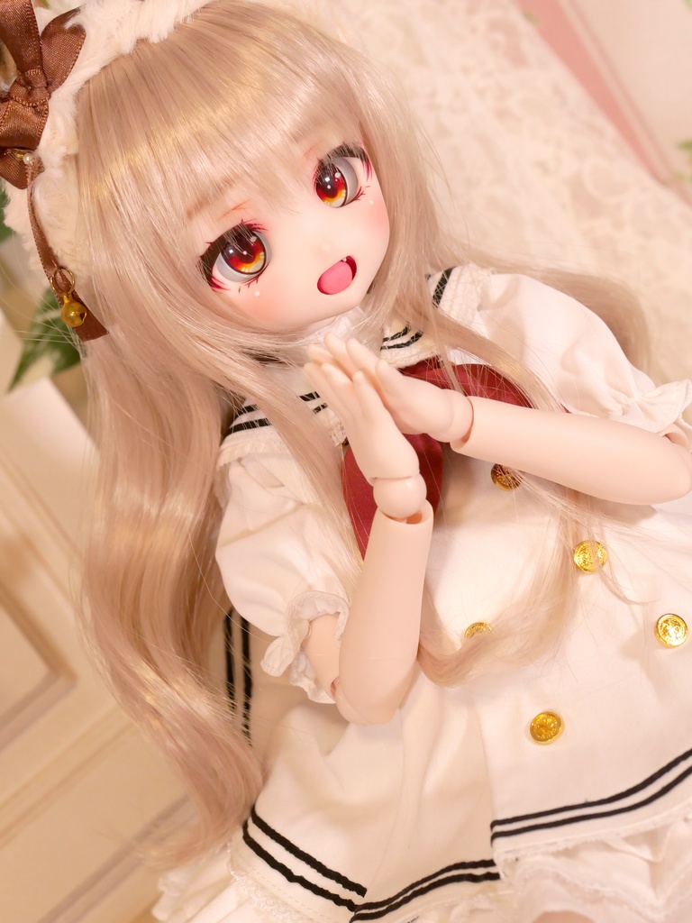 DDH-27 セミホワイト肌 カスタムヘッド 開口カスタム