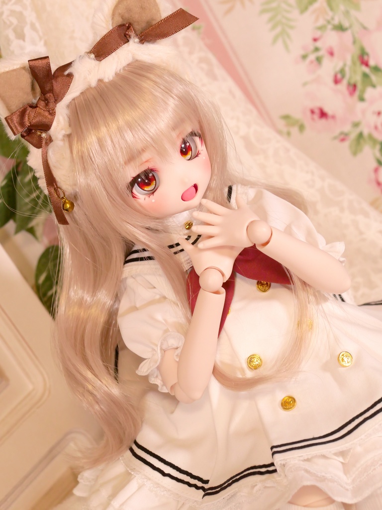 DDH-27 セミホワイト肌 カスタムヘッド 開口カスタム