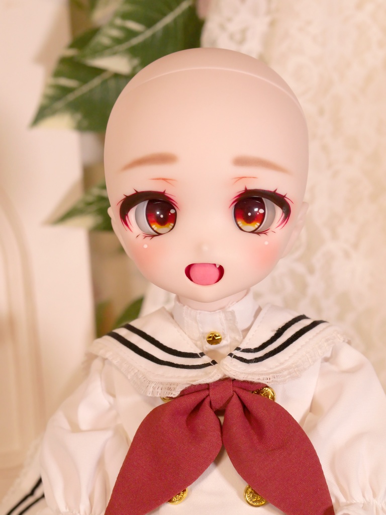 DDH-27 セミホワイト肌 カスタムヘッド 開口カスタム