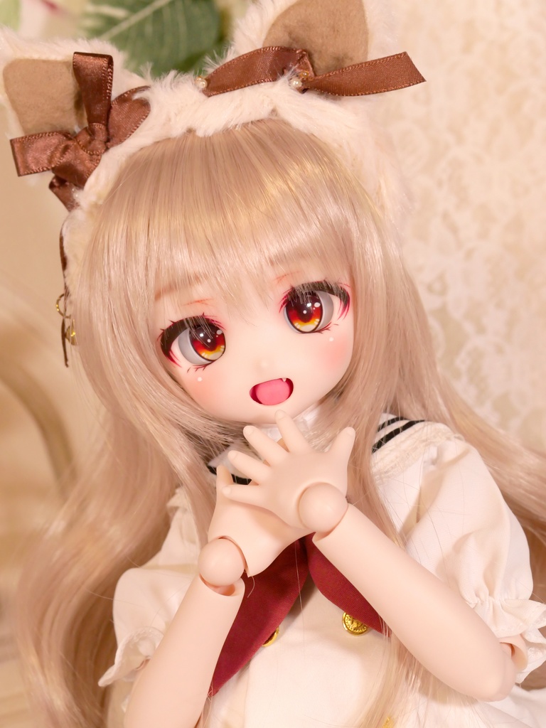 DDH-27 セミホワイト肌 カスタムヘッド 開口カスタム