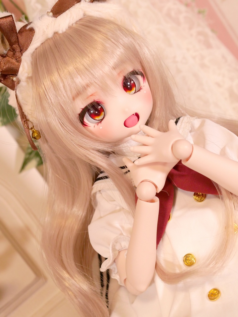 DDH-27 セミホワイト肌 カスタムヘッド 開口カスタム