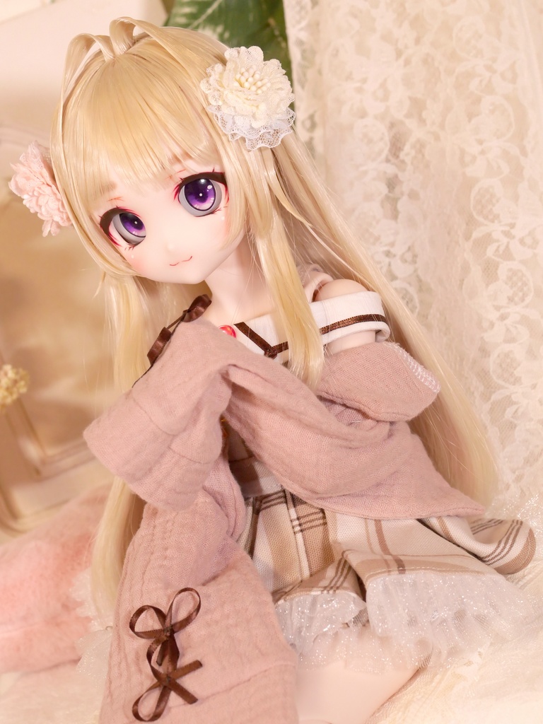 DDH-27 セミホワイト肌 カスタムヘッド アイホール拡張