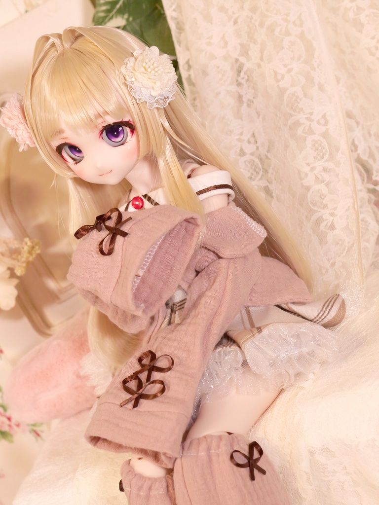 DDH-27 セミホワイト肌 カスタムヘッド アイホール拡張