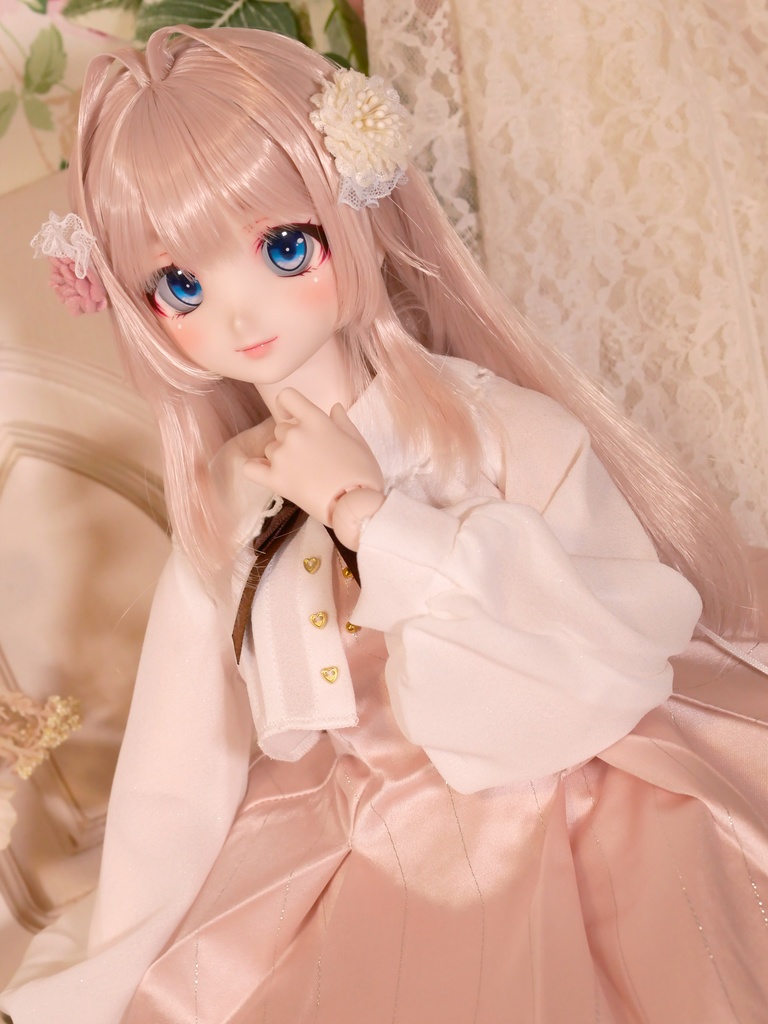 DDH-06 セミホワイト肌 カスタムヘッド ソフビ盛り