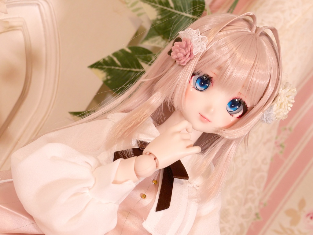 DDH-06 セミホワイト肌 カスタムヘッド ソフビ盛り