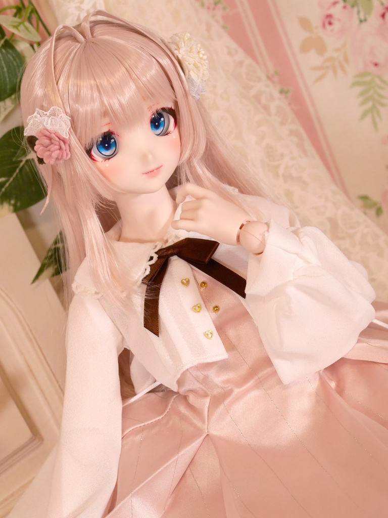DDH-06 セミホワイト肌 カスタムヘッド ソフビ盛り