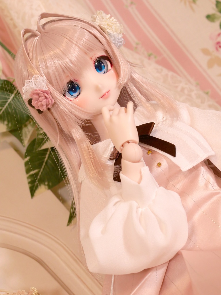 DDH-06 セミホワイト肌 カスタムヘッド ソフビ盛り