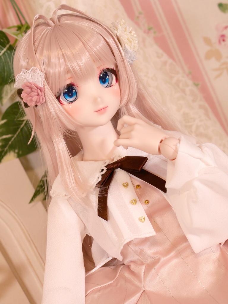 DDH-06 セミホワイト肌 カスタムヘッド ソフビ盛り