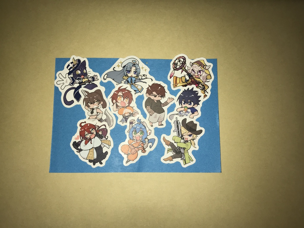 シャンフロミニキャラシールセット