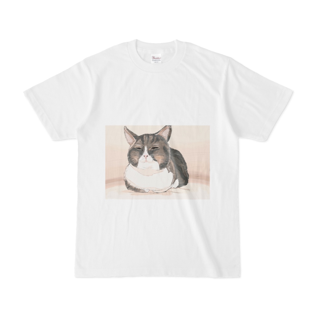 サバトラ猫Tシャツ