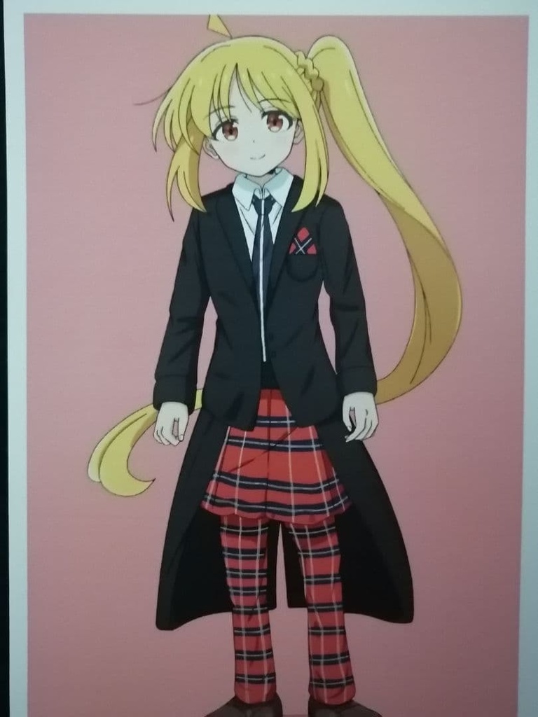 ぼっち・ざ・ろっく！　伊地知虹歌　制服　ポストカード　新品