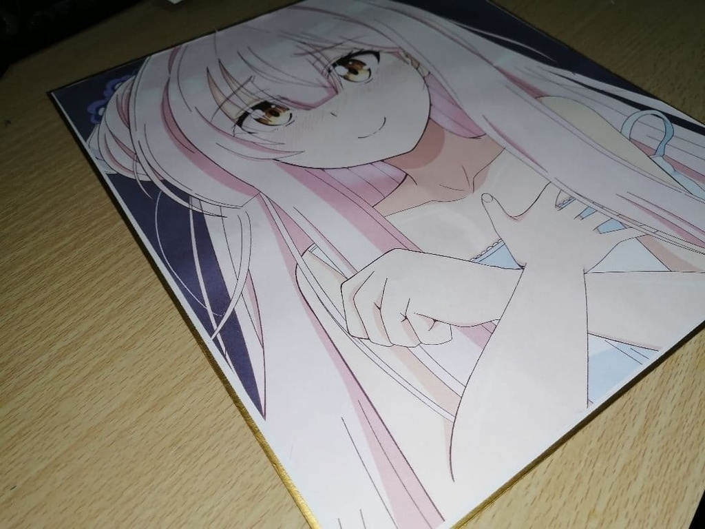 ブルーアーカイブ　聖園ミカ　色紙イラスト　新品