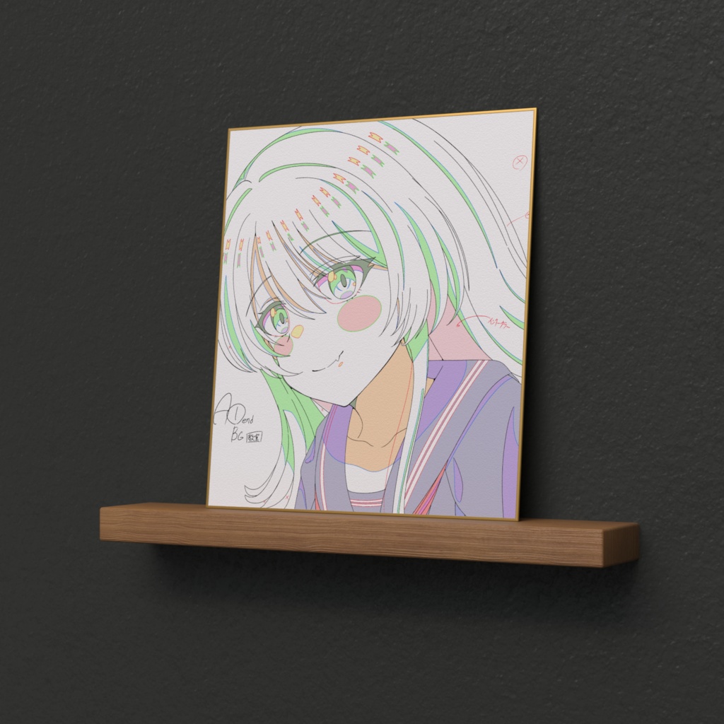 わたなれ 小柳香穂 原画風色紙イラスト