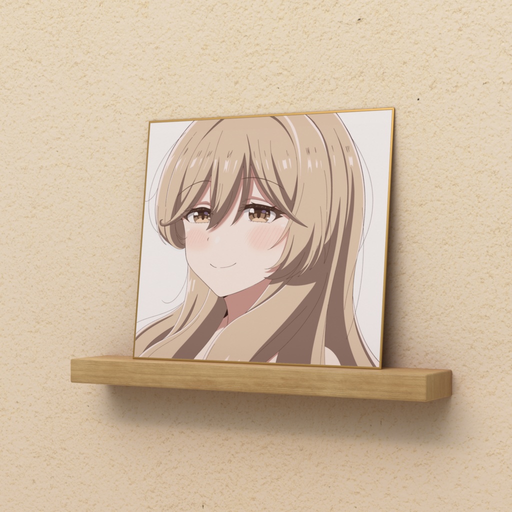 わたなれ　瀬名紫陽花　色紙イラスト