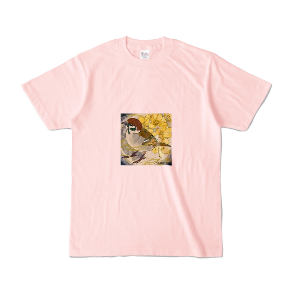 カラーTシャツ ライトピンク