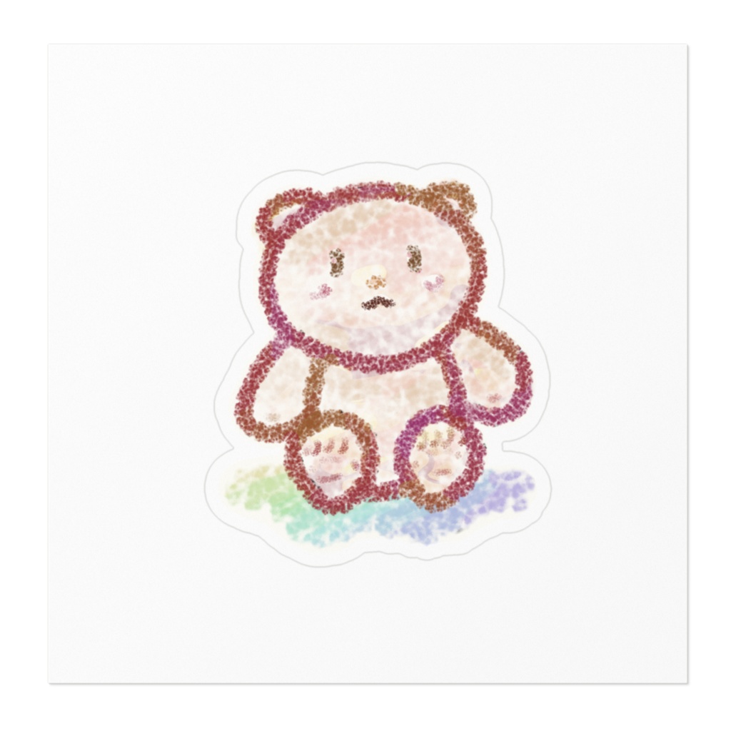 くま ステッカー