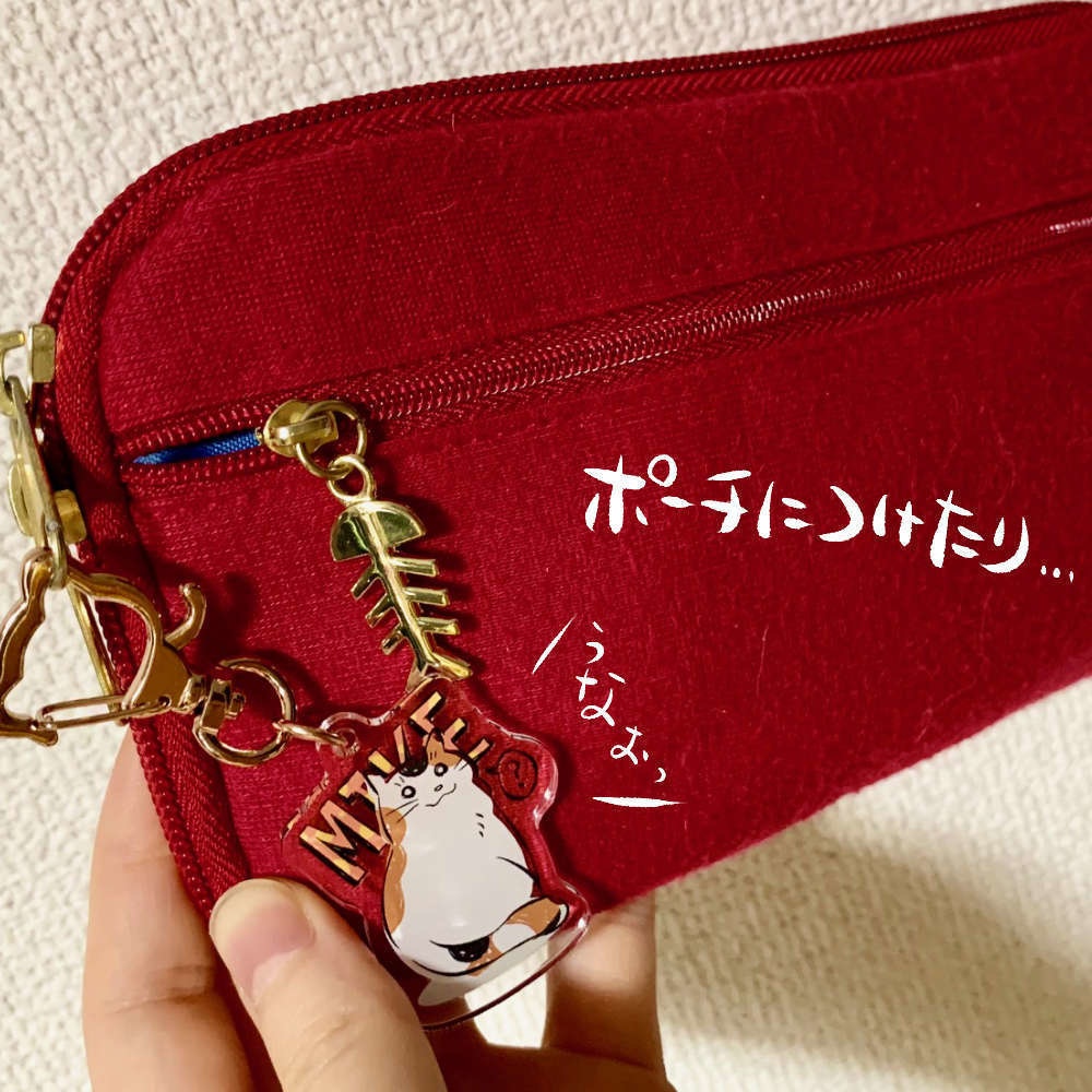 【おそ松&チョロ松】猫デザインアクリルキーホルダー