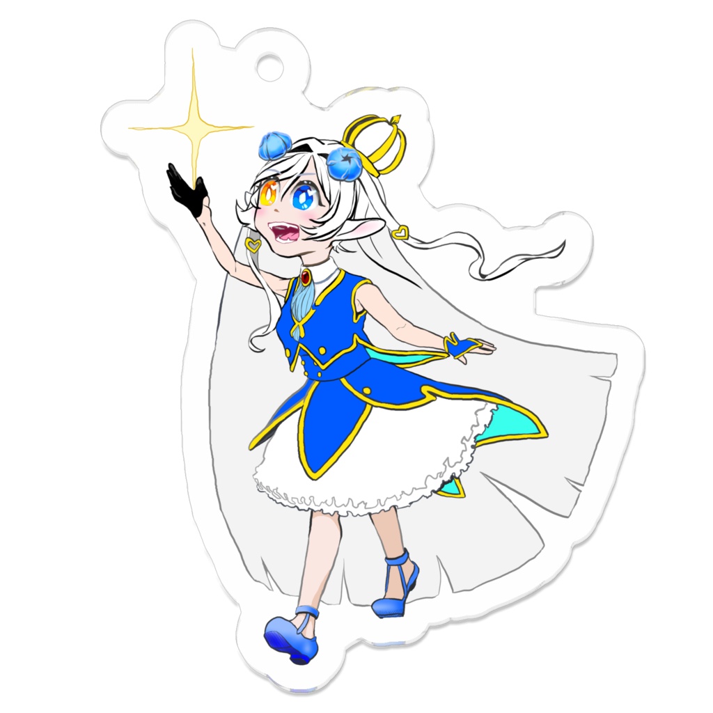 心理ひよこのアクリルキーホルダー