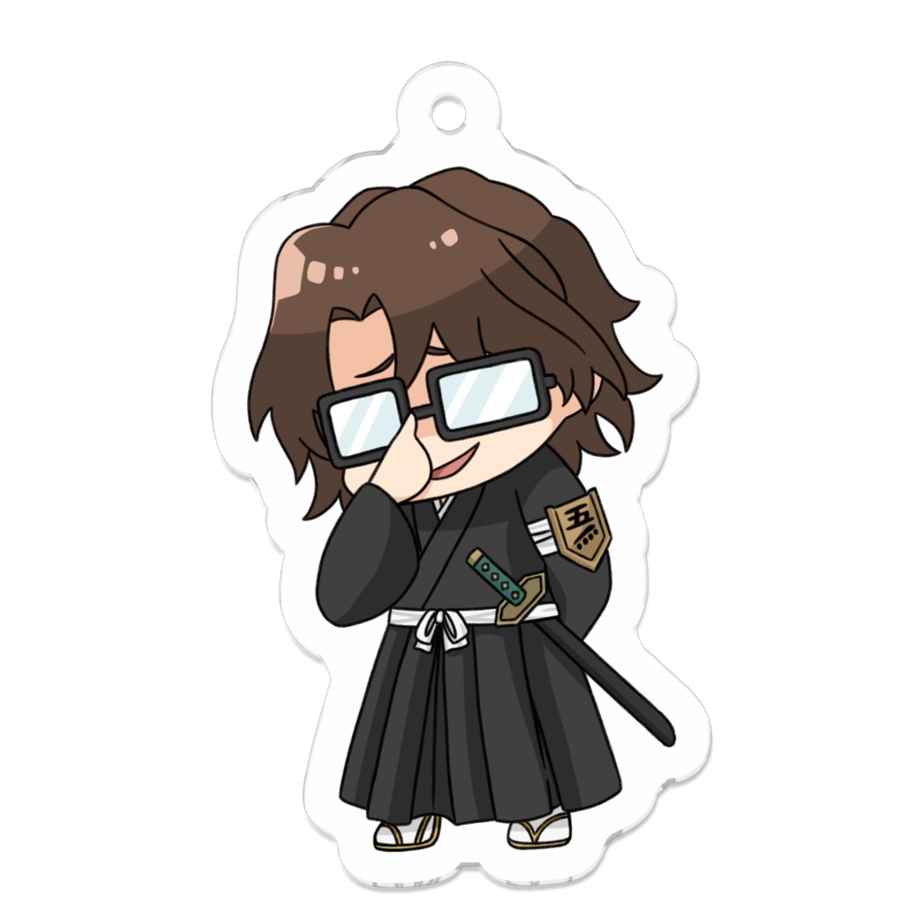 ちび藍染 アクリルキーホルダー