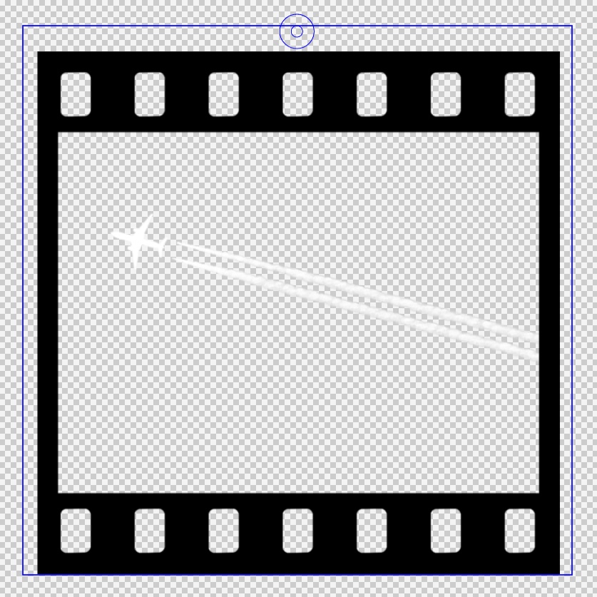 下から見た飛行機雲