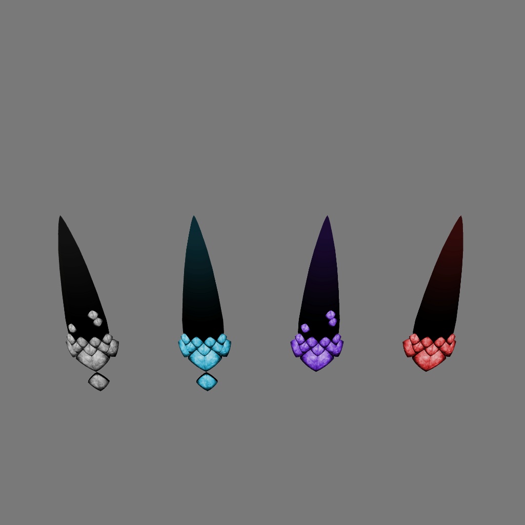 ヒレ耳 鱗 竜の爪