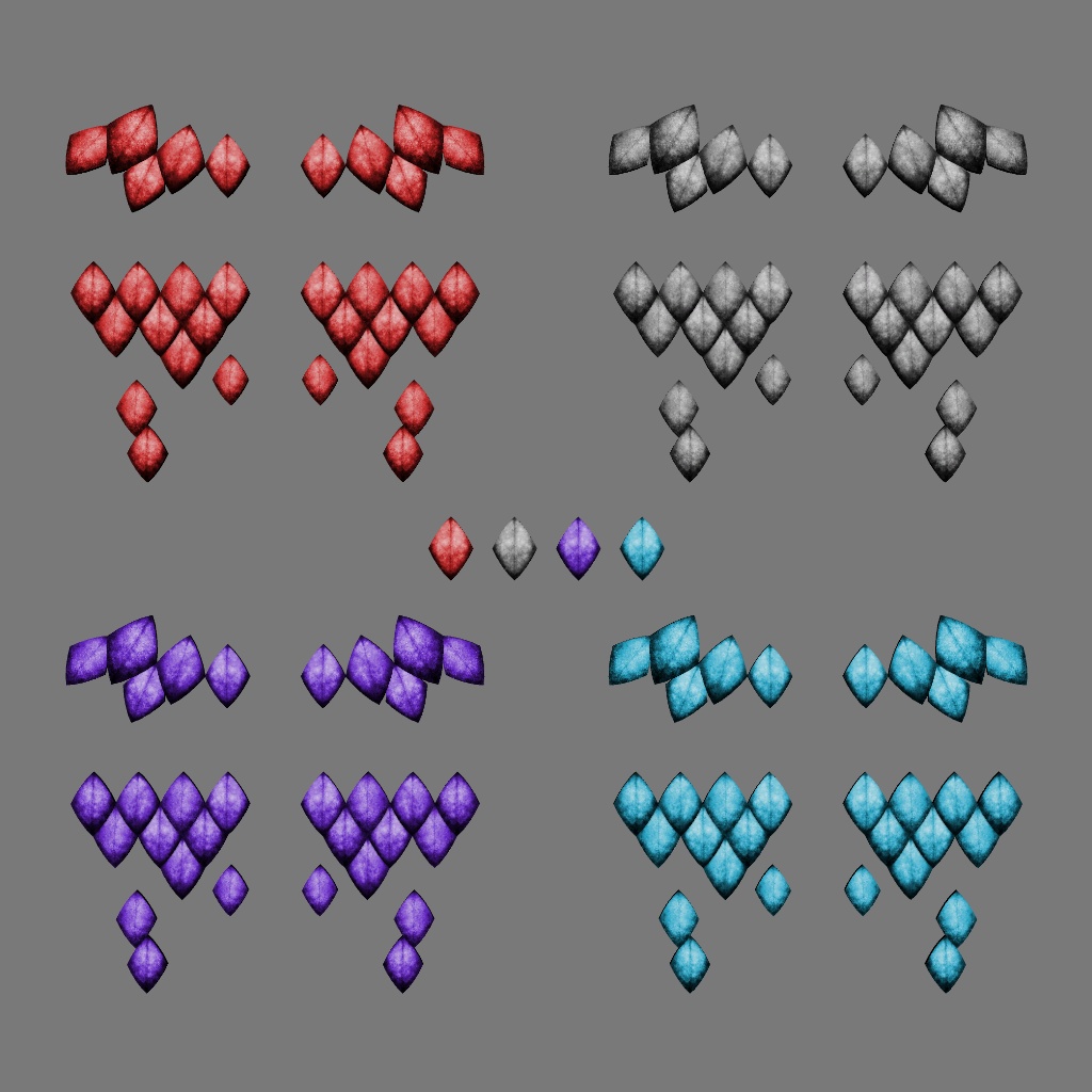 ヒレ耳 鱗 竜の爪