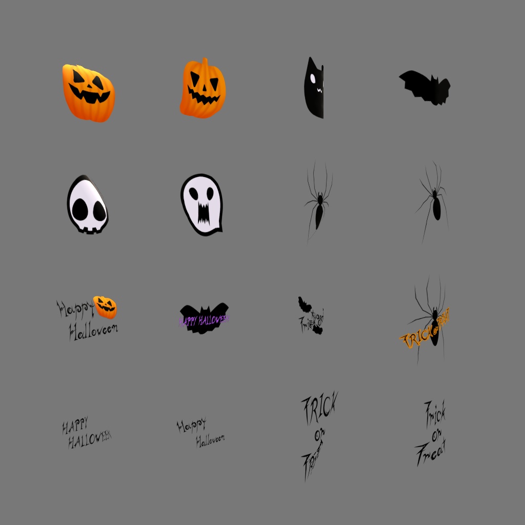 ハロウィンタトゥーシール_ver1.1