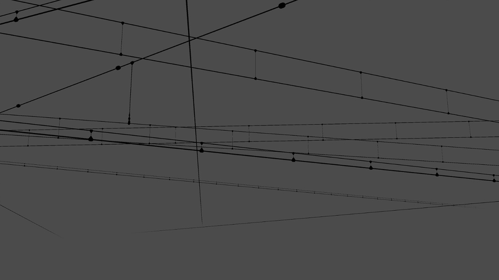電線(3D素材とスカイボックス用テクスチャ素材)