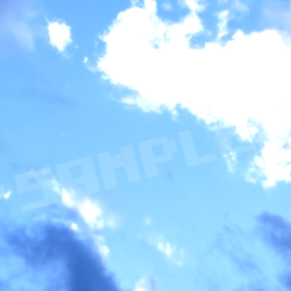 煉瓦の壁のスカイボックス(合成用テクスチャ素材付き)