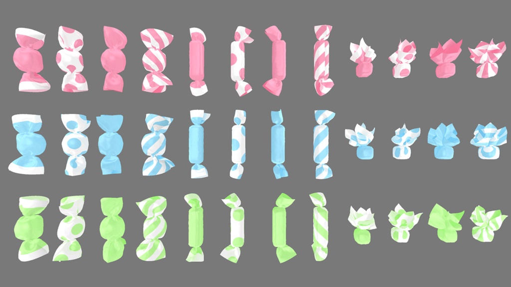 キャンディ ノーマル&ハロウィン&クリスマス