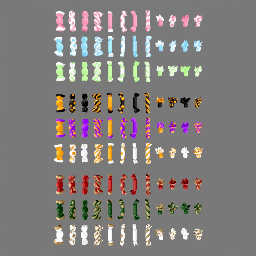 キャンディ ノーマル&ハロウィン&クリスマス