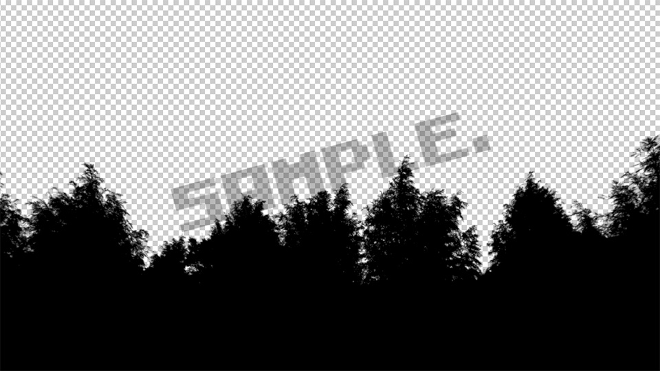 森のスカイボックスパーツ(合成用テクスチャ素材付き)