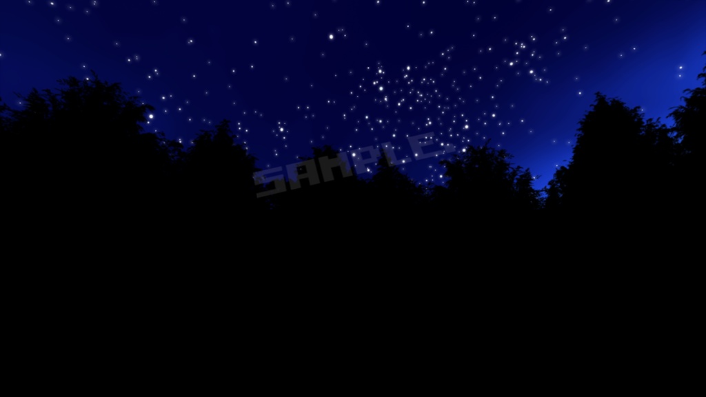 森のスカイボックスパーツ(合成用テクスチャ素材付き)