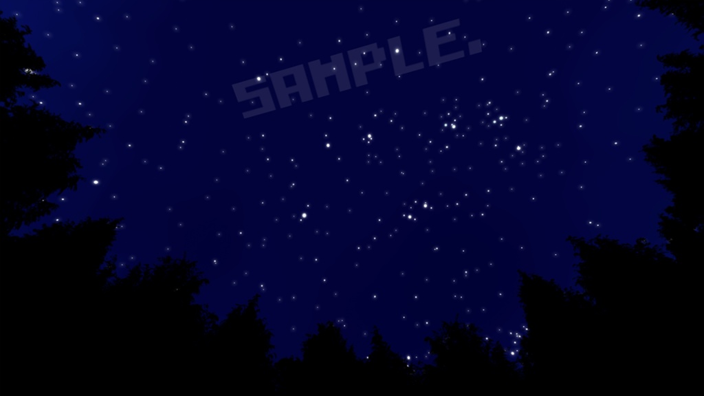 森のスカイボックスパーツ(合成用テクスチャ素材付き)