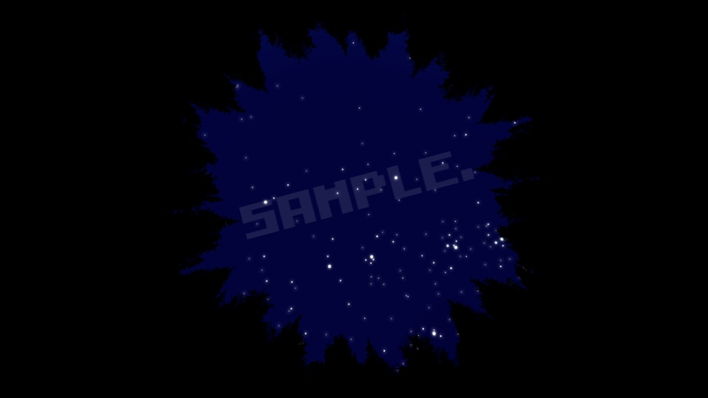 森のスカイボックスパーツ(合成用テクスチャ素材付き)