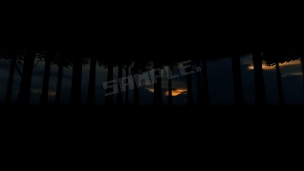 森のスカイボックスパーツ12(合成用テクスチャ素材付き)