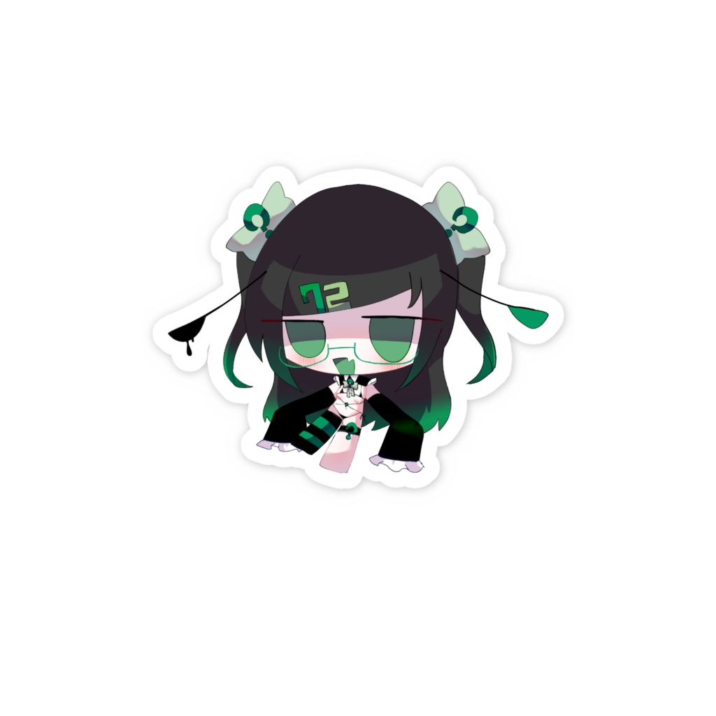 何野亡似 デフォルメスマホステッカー