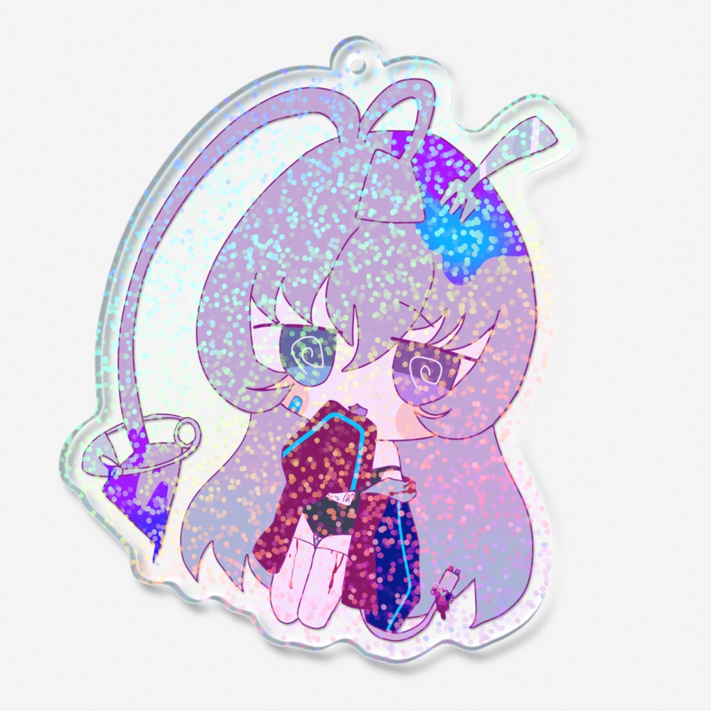 さかさのしっぽ ホログラムアクキー