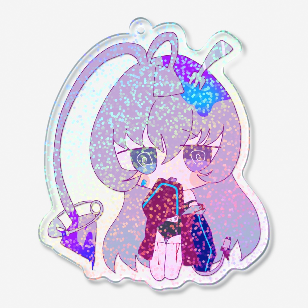 さかさのしっぽ　ホログラムアクキー