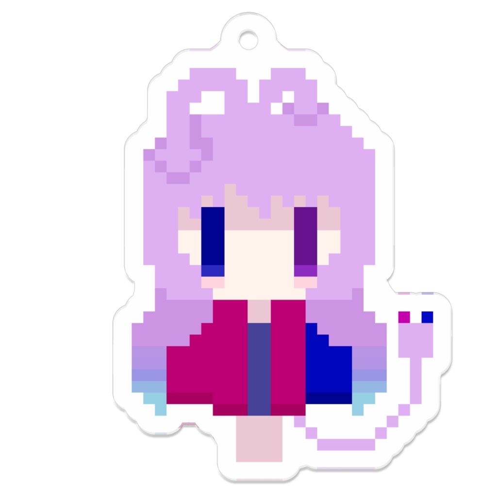 ドットしぽ　アクリルキーホルダー