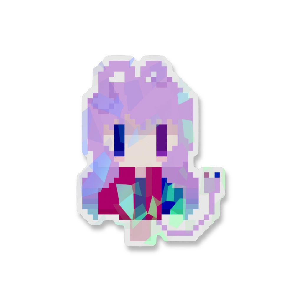 ドットしぽ ホログラムスマホステッカー