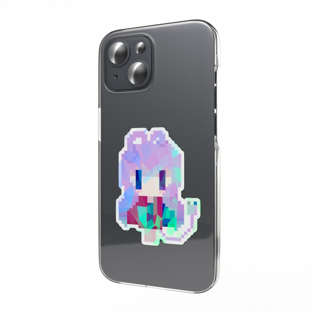 ドットしぽ　ホログラムスマホステッカー