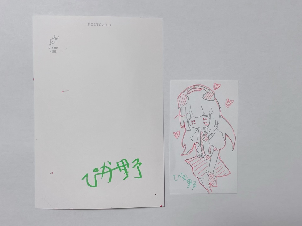 直筆イラスト原画セット リリルル