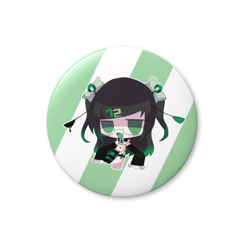 何野亡似　デフォルメ缶バッジ