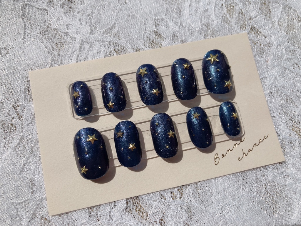 星屑ネイルチップ