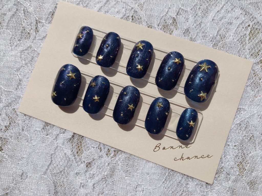 星屑ネイルチップ