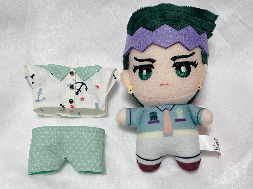 ちみぬい シンプル襟シャツ(前締りタイプ)