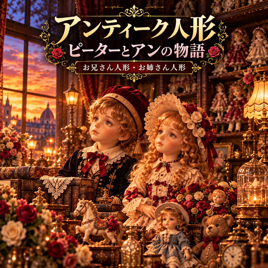 『アンティーク人形 ピーターとアンの物語 ― お兄さん人形・お姉さん人形 ―』